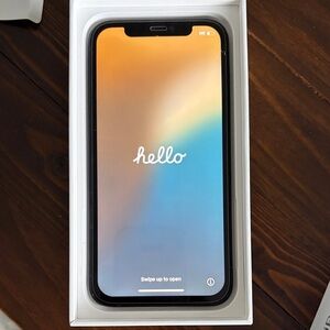 Black iPhone 12 with 64 GB